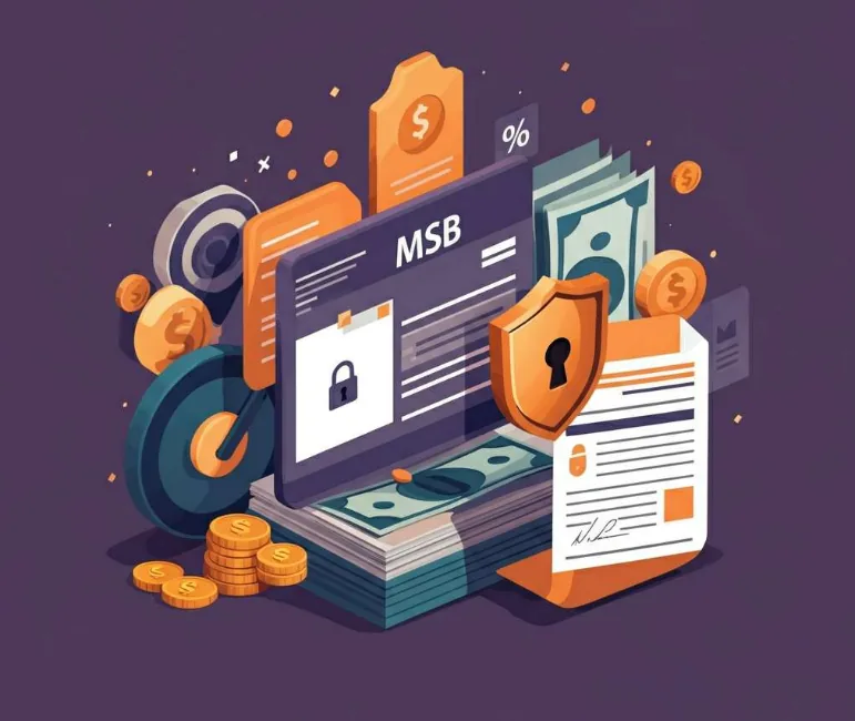 Illustration of MSB security and compliance safeguards